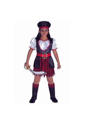DISFRAZ PRINCESA PIRATA NIÑA Rojo