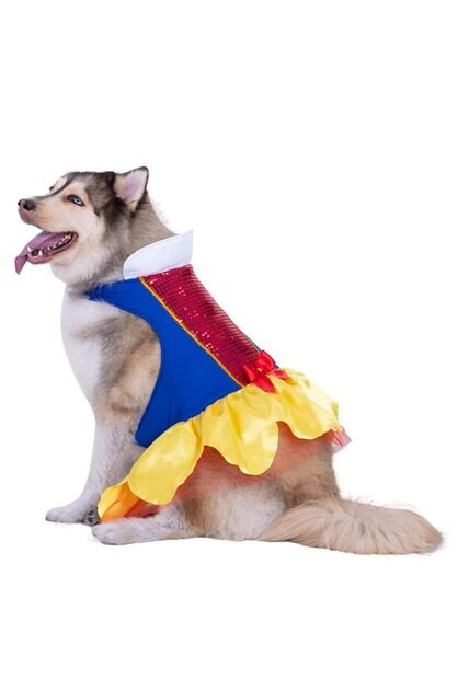 DISFRAZ PRINCESS MASCOTAS Amarillo