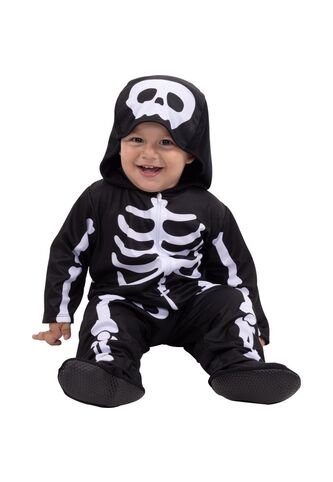 DISFRAZ BABY ESQUELETO BEBE Negro Fantastic Night