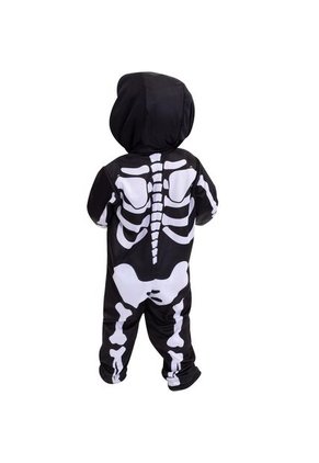 DISFRAZ BABY ESQUELETO BEBE Negro