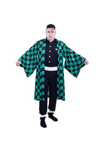 DISFRAZ CAZADOR DE DEMONIOS HOMBRE Verde Fantastic Night