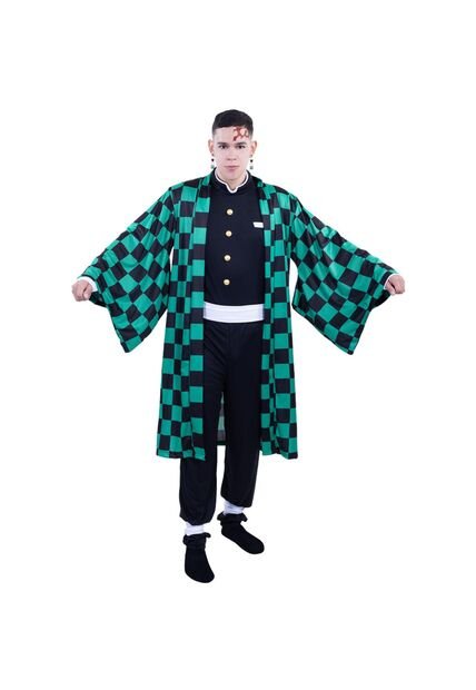 DISFRAZ CAZADOR DE DEMONIOS HOMBRE Verde