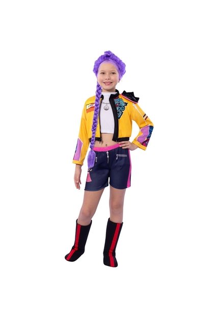 DISFRAZ K POP NIÑA Amarillo