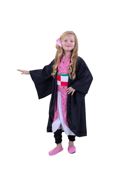 DISFRAZ KIMONO ANIME NIÑA Rosa