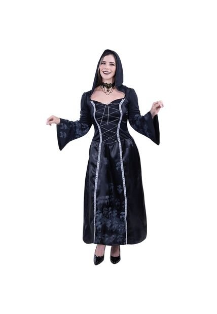 DISFRAZ CAZADORA DE ALMAS MUJER Negro