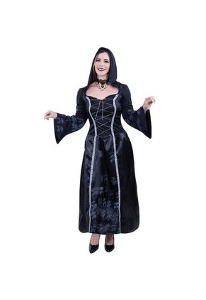 DISFRAZ CAZADORA DE ALMAS MUJER Negro