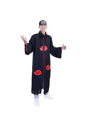 DISFRAZ CAPA AKATSUKI HOMBRE Negro Fantastic Night