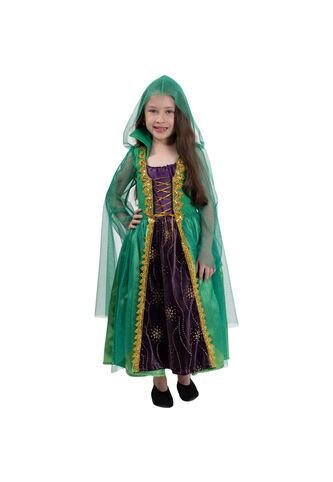 DISFRAZ BRUJITA MAGICA NIÑA Verde Fantastic Night