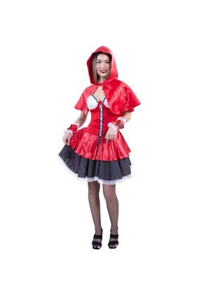 DISFRAZ CAPERUCITA MUJER Rojo