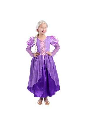DISFRAZ PRINCESA ENCANTADA NIÑA Purpura