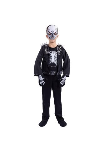 DISFRAZ ROCK SKULL NIÑO Negro Fantastic Night
