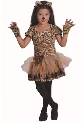 DISFRAZ DE PRINCESA LEOPARDA PARA NIÑA