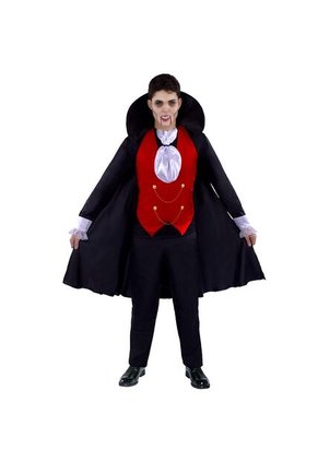 DISFRAZ DRACULA HOMBRE Rojo