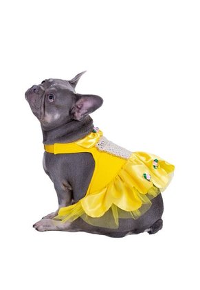 DISFRAZ BELLA PRINCESA MASCOTAS Amarillo