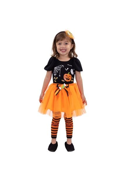DISFRAZ CALABACITA NIÑA Naranja
