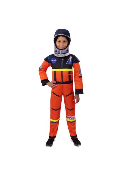DISFRAZ ASTRONAUTA ESPACIAL NIÑO Naranja