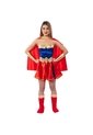 DISFRAZ SUPER HEROE MUJER Rojo de Fantastic Night