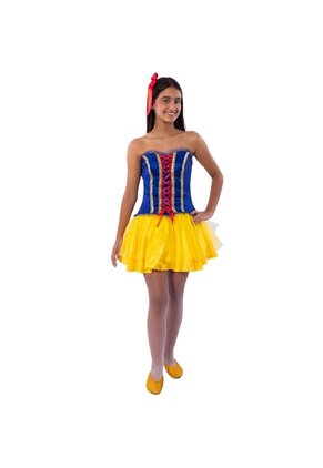 DISFRAZ PRINCESA MUJER Amarillo