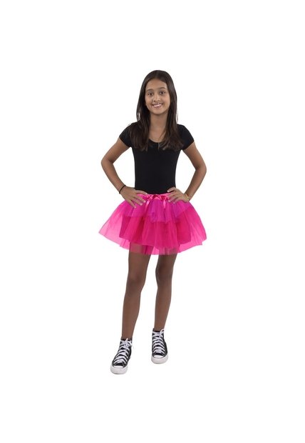 DISFRAZ TUTU FUCSIA PARA NIÑA