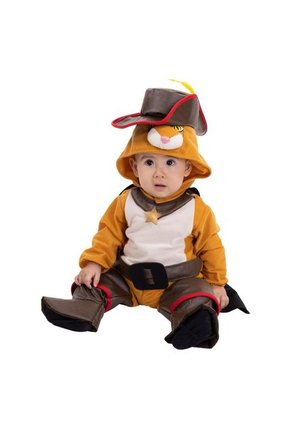 Gato Con Botas Naranja