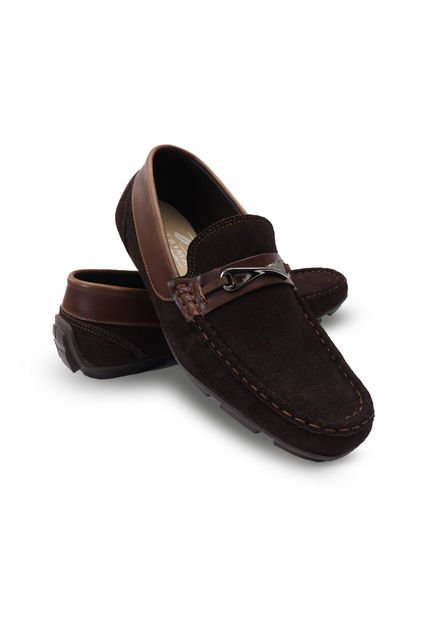 Mocasín Cuero Café Fasucol Risto