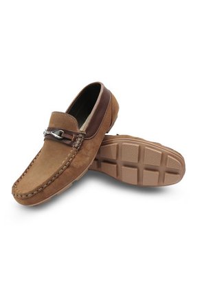 Mocasín Cuero Miel Fasucol Risto