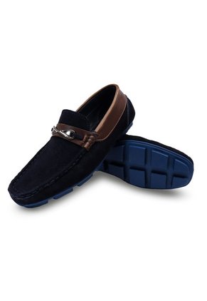Mocasín Cuero Azul Fasucol Risto