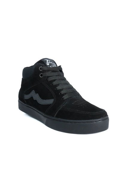 Tenis Cuero Negro Fasucol Zafira