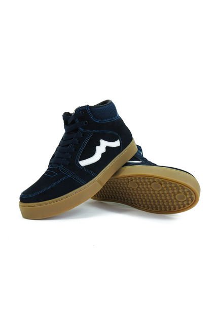 Tenis Cuero Azul Fasucol Zafira