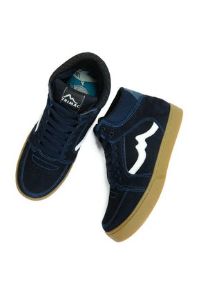 Tenis Cuero Azul Fasucol Zafira