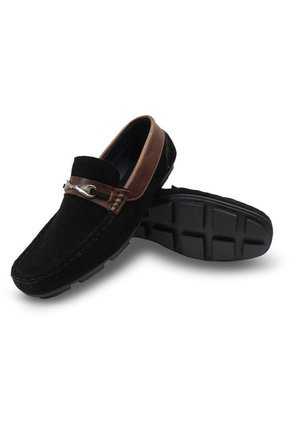 Mocasín Cuero Negro Fasucol Risto