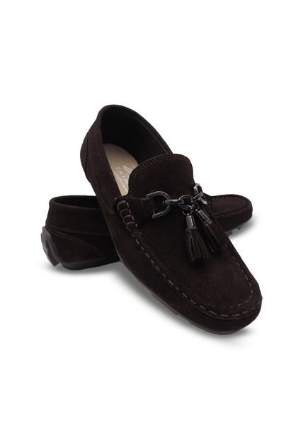 Mocasín Cuero Café Fasucol Bemus