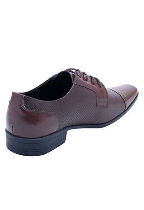 Zapato Hombre Caramelo Ejecutivo Cuero Fasucol Marco