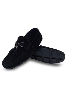 Mocasín Cuero Negro Fasucol Bemus