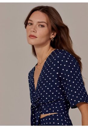 The Getaway Top Polka Dots Favorite Daughter