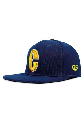 Gorra Selección Colombia De Béisbol Oficial Fánaticos Plana Azul Oscuro