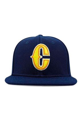 Gorra Selección Colombia De Béisbol Oficial Fánaticos Plana Azul Oscuro