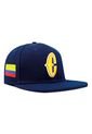 Gorra Selección Colombia De Béisbol Oficial Fánaticos Plana Azul Oscuro de FCB