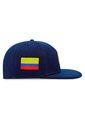 Gorra Selección Colombia De Béisbol Oficial Fánaticos Plana Azul Oscuro de FCB