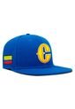 Gorra Selección Colombia De Béisbol Oficial Fánaticos Plana Azul Rey de FCB
