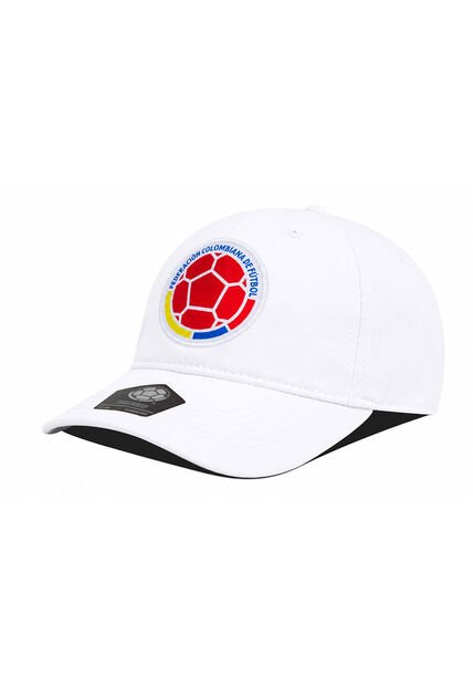 Gorra Oficial FCF Selección Colombia Clásica Dad Cap FCFS-002 Blanco