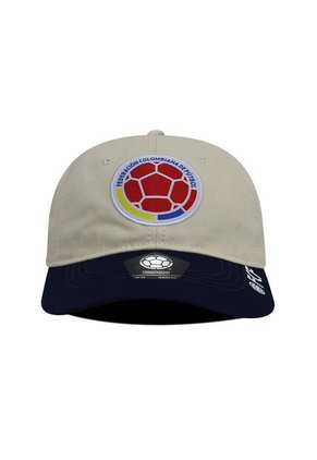 Gorra Oficial FCF Selección Colombia Dad Cap FCFE-0224 Beige/azul