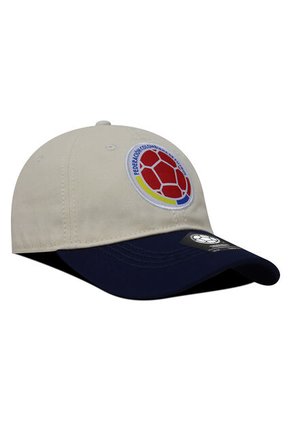 Gorra Oficial FCF Selección Colombia Dad Cap FCFE-0224 Beige/azul