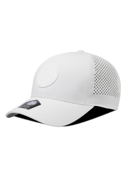 Gorra Oficial FCF Selección Colombia Tono A Tono FCFD-0426 Blanca