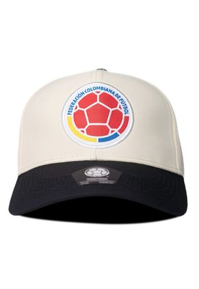 Gorra Oficial FCF Selección Colombia Deportiva Bicolor FCFS-006 Beige-negro