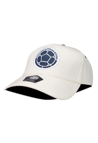 Gorra Oficial FCF Selección Colombia Deportiva FCFS-005 Blanca FCF