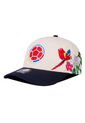 Gorra Oficial FCF Selección Colombia Guacamaya Beige/azul de FCF