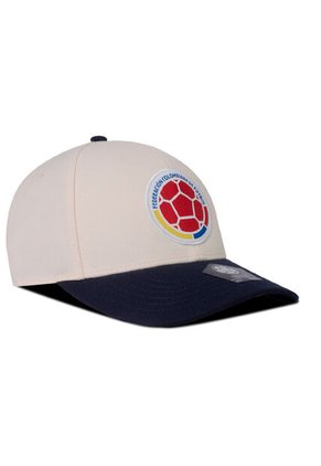 Gorra Oficial FCF Selección Colombia Guacamaya Beige/azul