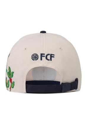 Gorra Oficial FCF Selección Colombia Guacamaya Beige/azul