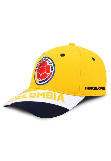 GORRA OFICIAL FEDERACIÓN COLOMBIANA DE FÚTBOL-FCF AMARILLO